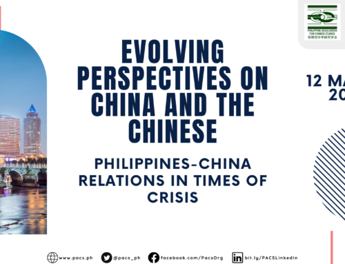 PACS @ 35 – Philippines-China Relations In Times Of Crisis