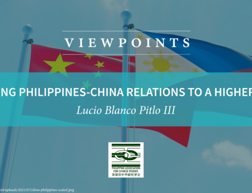 Shifting Philippines-China relations to a higher gear