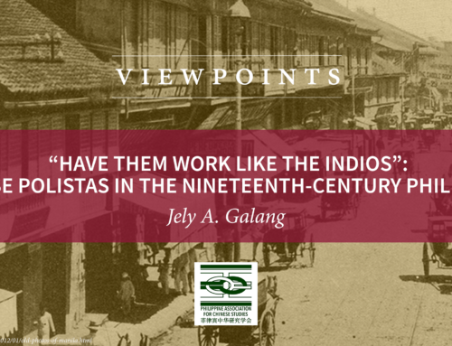 “Have Them Work Like the Indios”: Chinese Polistas in the Nineteenth-Century Philippines